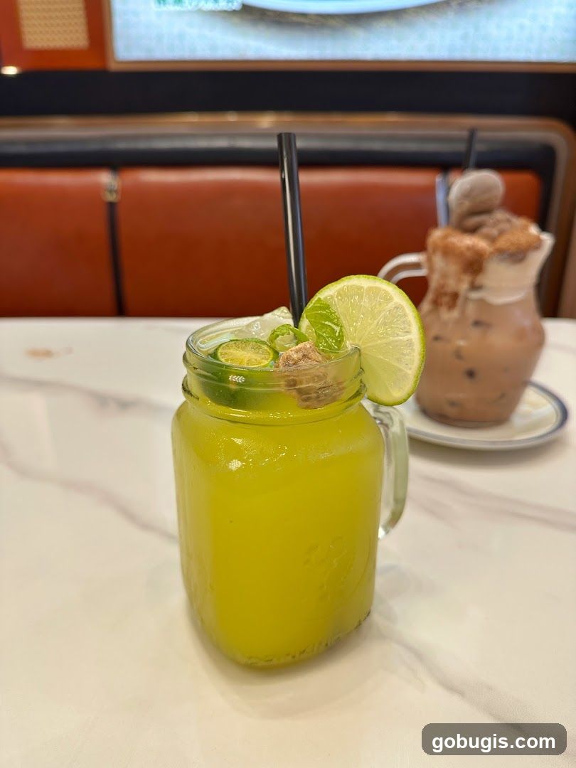 Lime and Chocolate Drinks