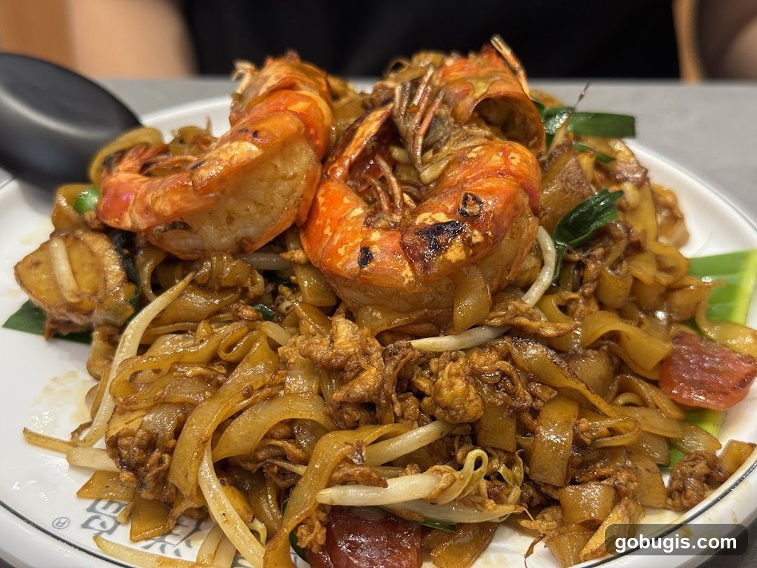 Char Kway Teow with Prawns