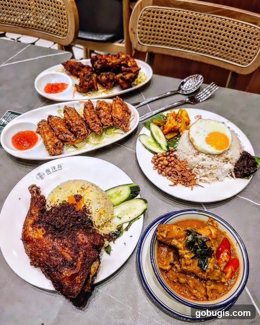 Assortment of Malaysian Dishes