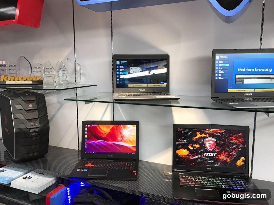 Computer Store Display
