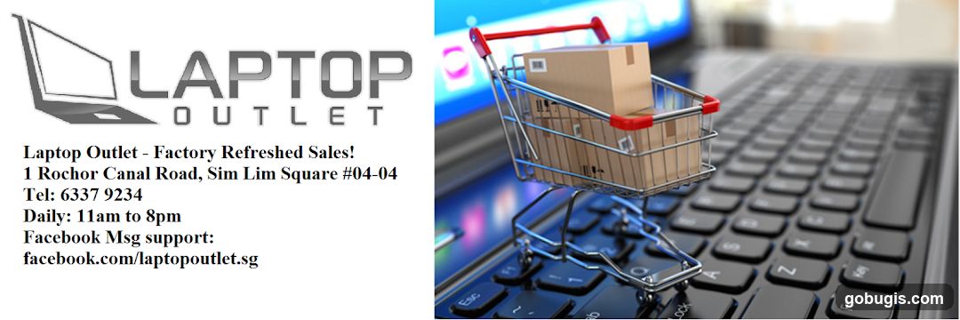 Laptop Outlet Advertisement