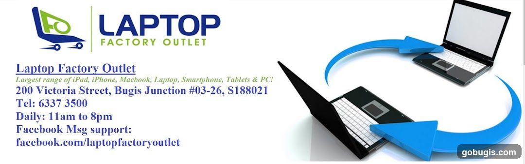 Laptop Factory Outlet Advertisement