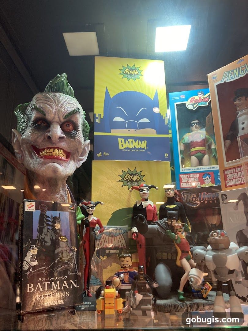 Batman Collectibles Display