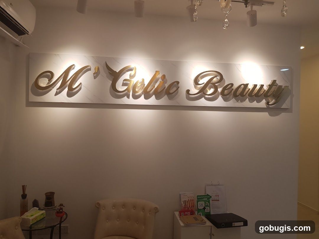M' Gelic Beauty Signage