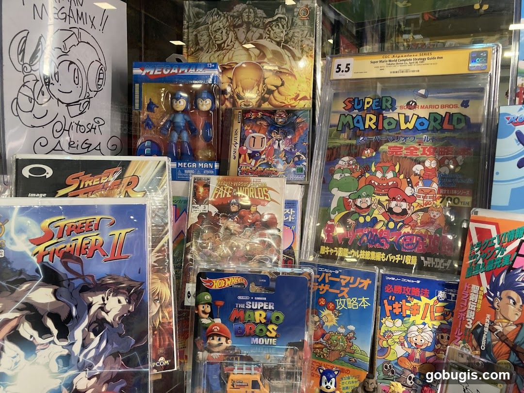 Video Game Memorabilia Display