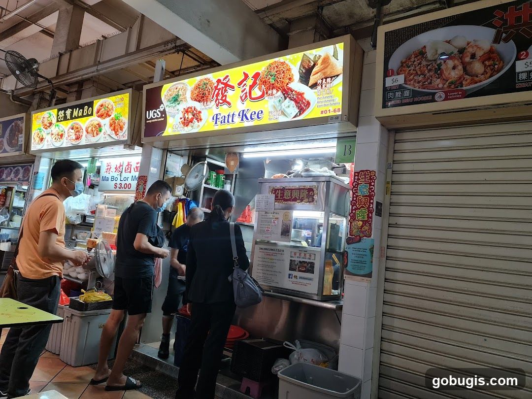 Food Stall with Menu Displays