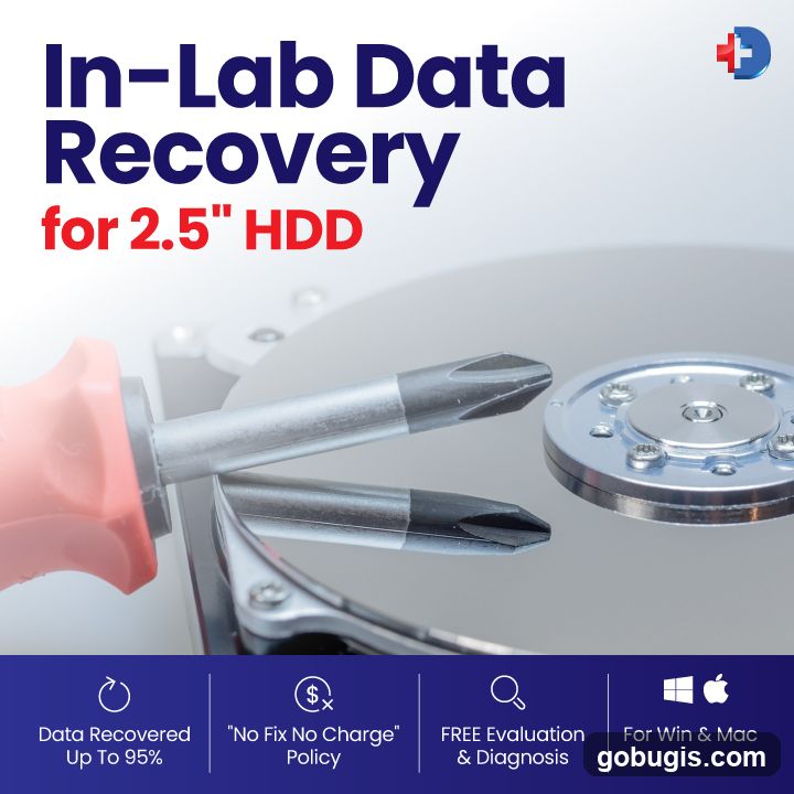 In-Lab Data Recovery for 2.5" HDD