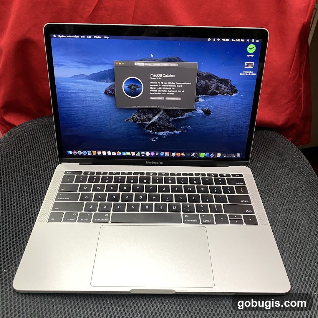MacBook Pro with macOS Catalina