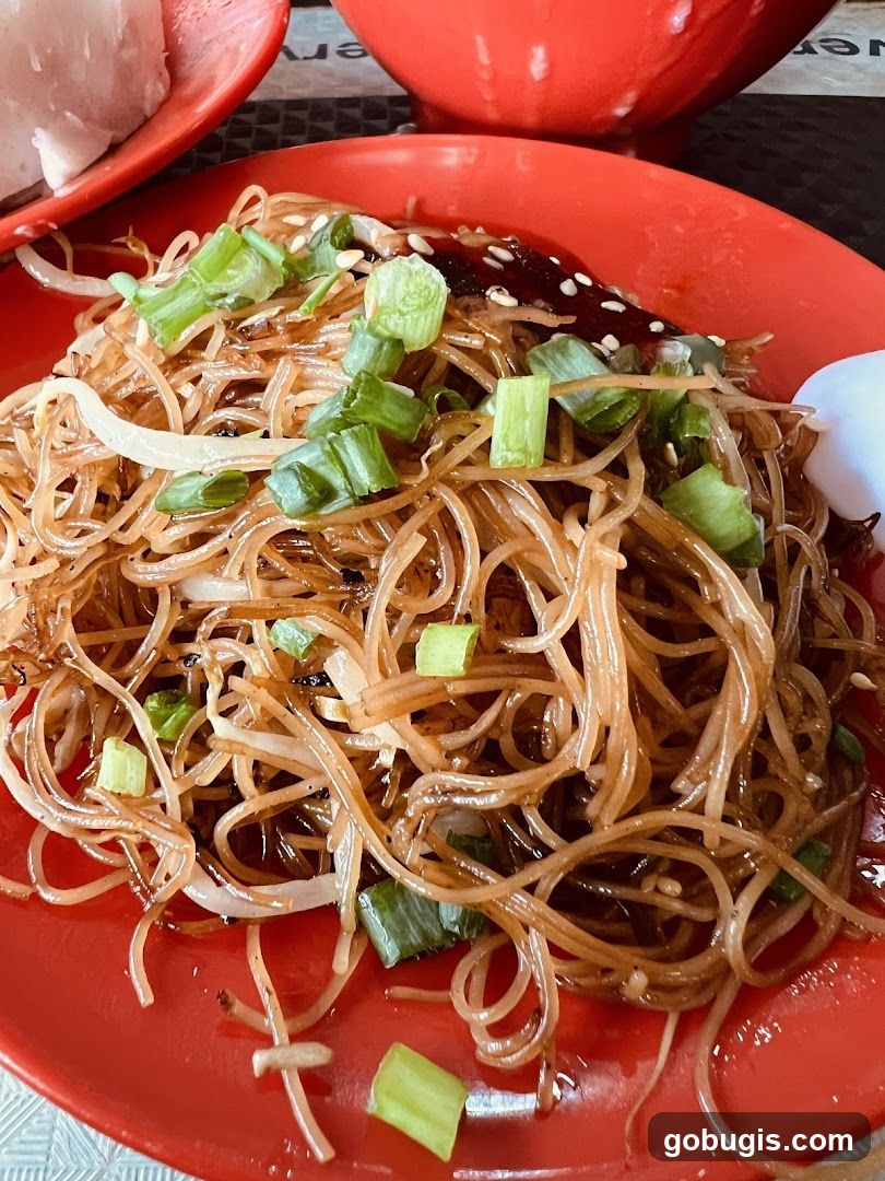 Noodles with Scallions