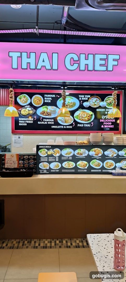 Thai Chef Menu