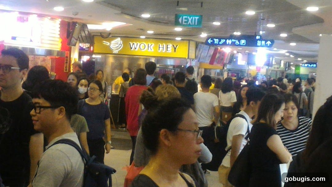 Busy Food Court