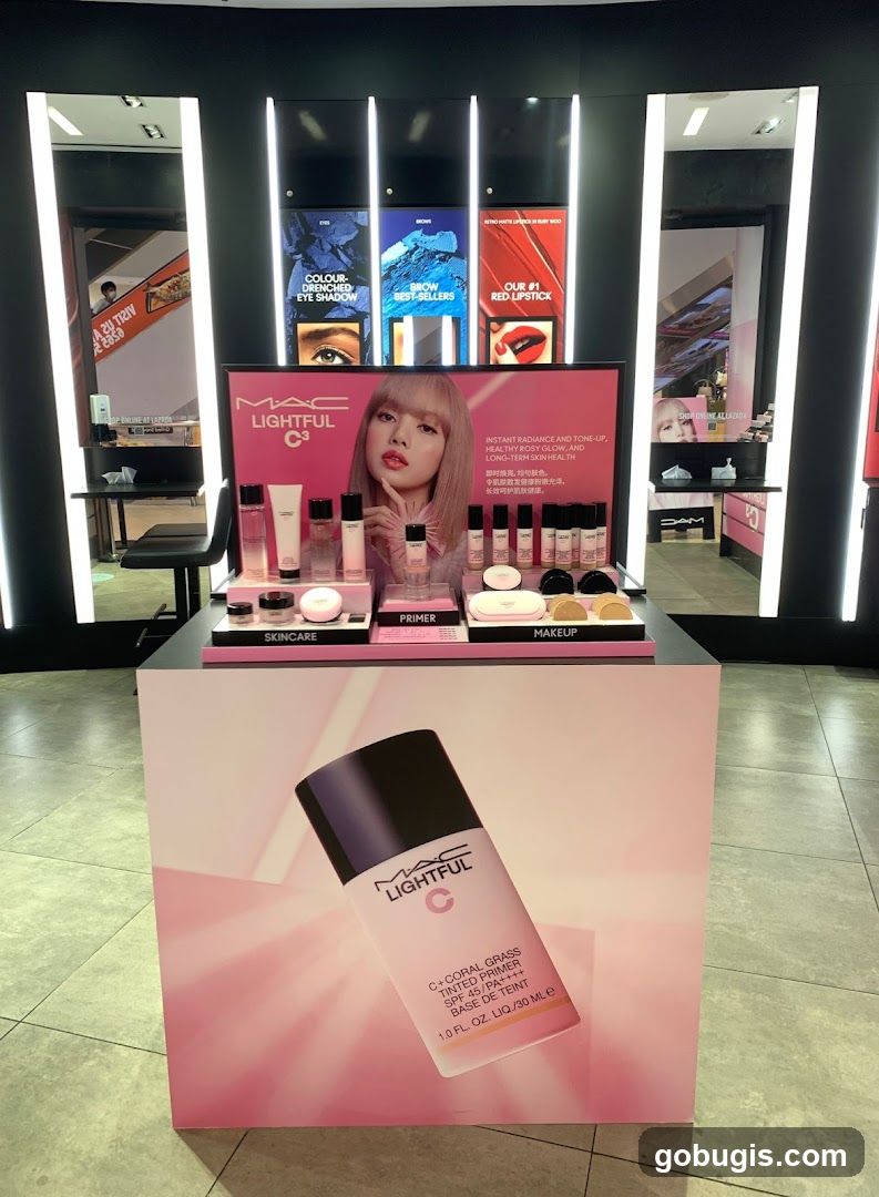 MAC Cosmetics Display