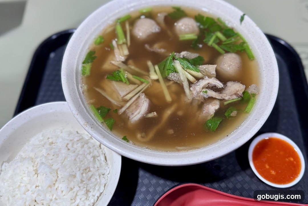 Pork Rib Soup with Rice