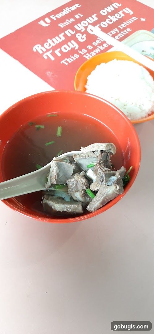 Pork Rib Soup and Rice