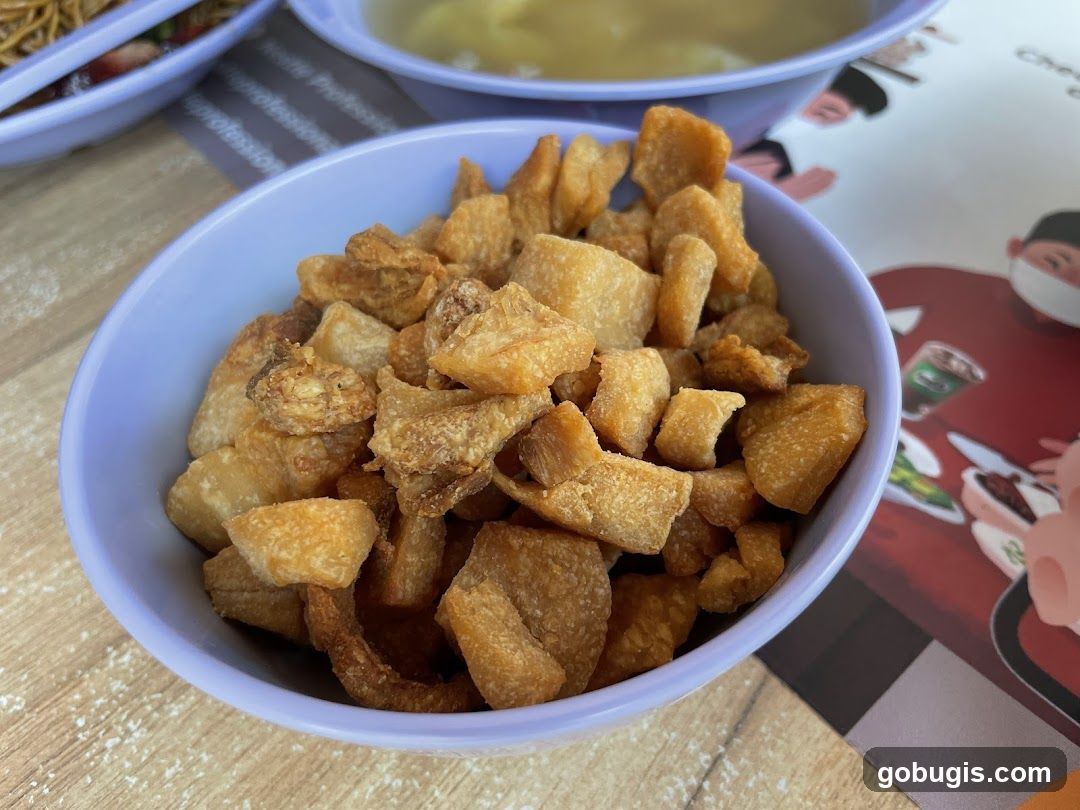 Bowl of Crispy Pork Rinds