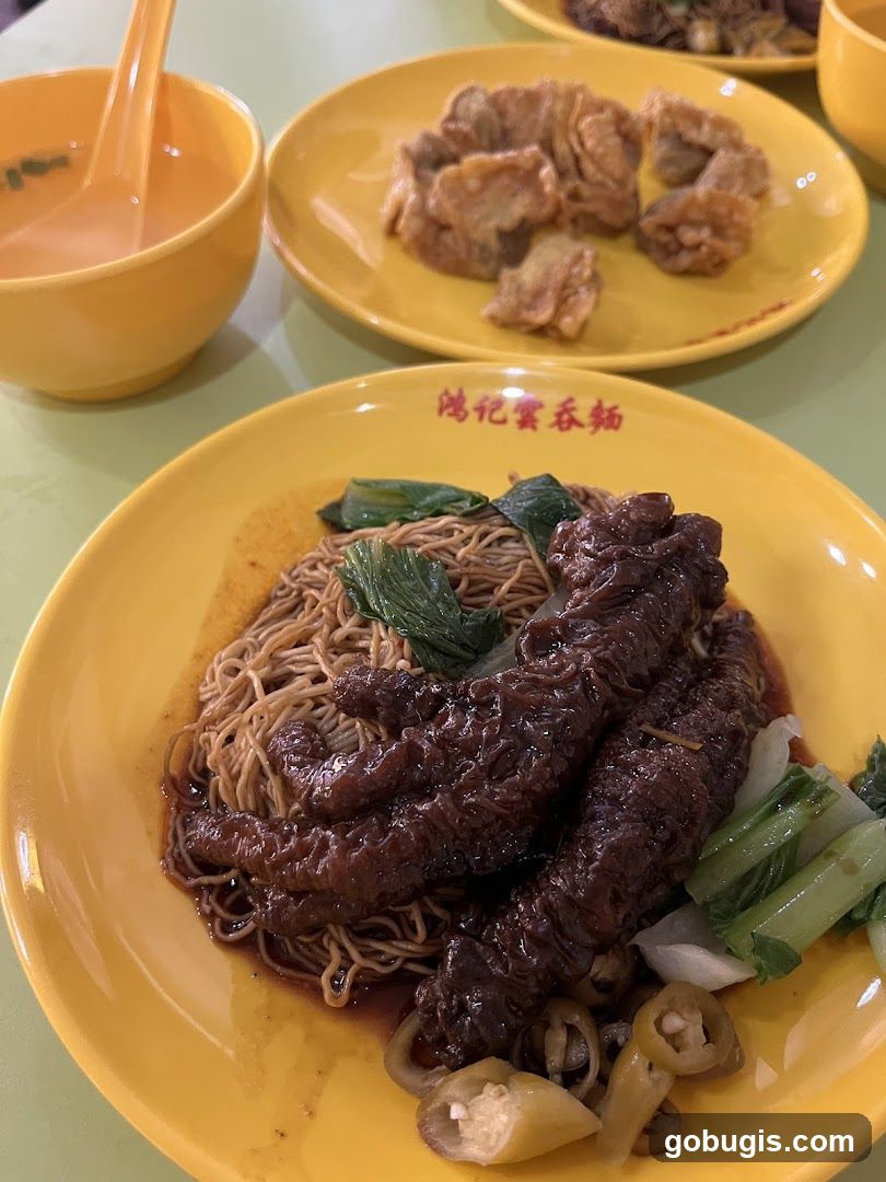 Noodles with Chicken Feet