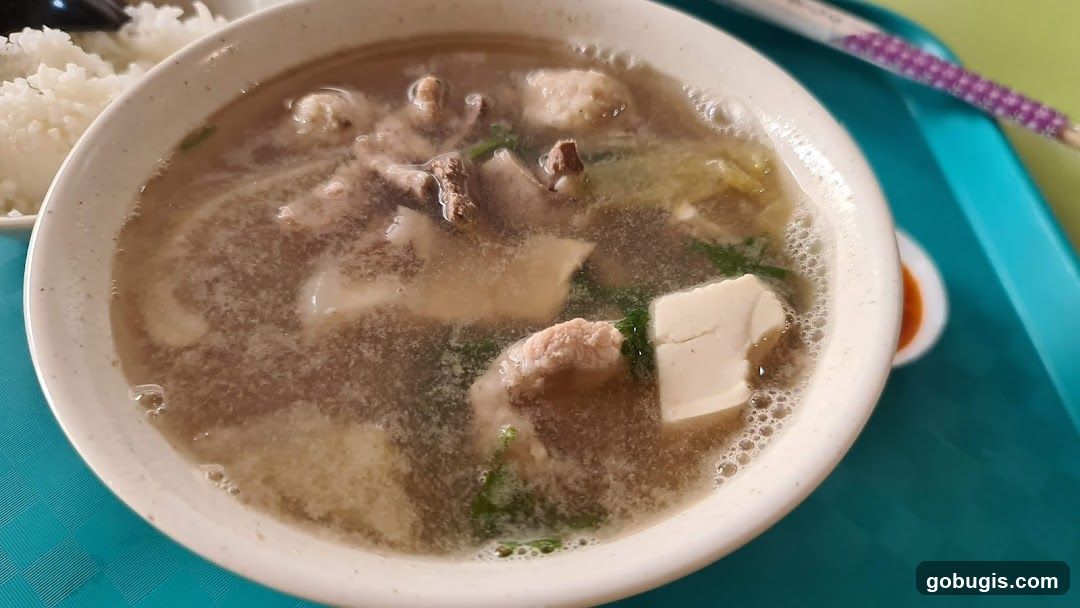 Pork Rib Soup with Rice