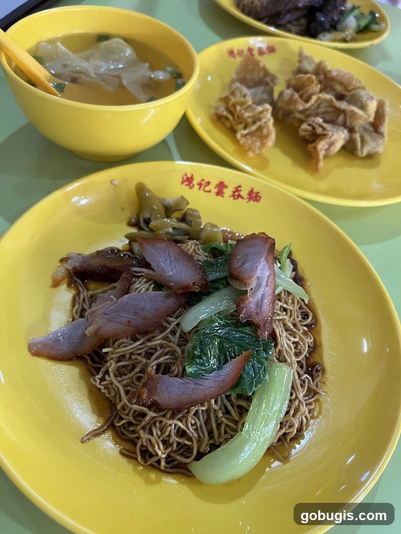 Noodles with Char Siu and Wontons