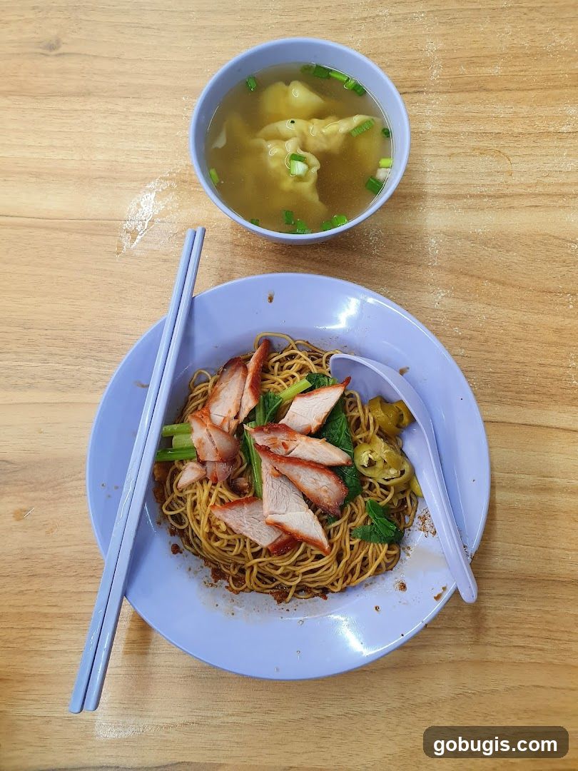 Wonton Noodles with Char Siu