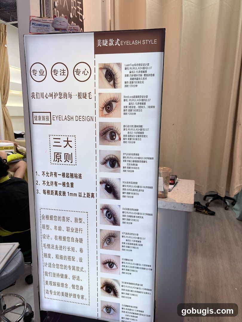 Eyelash Design Styles