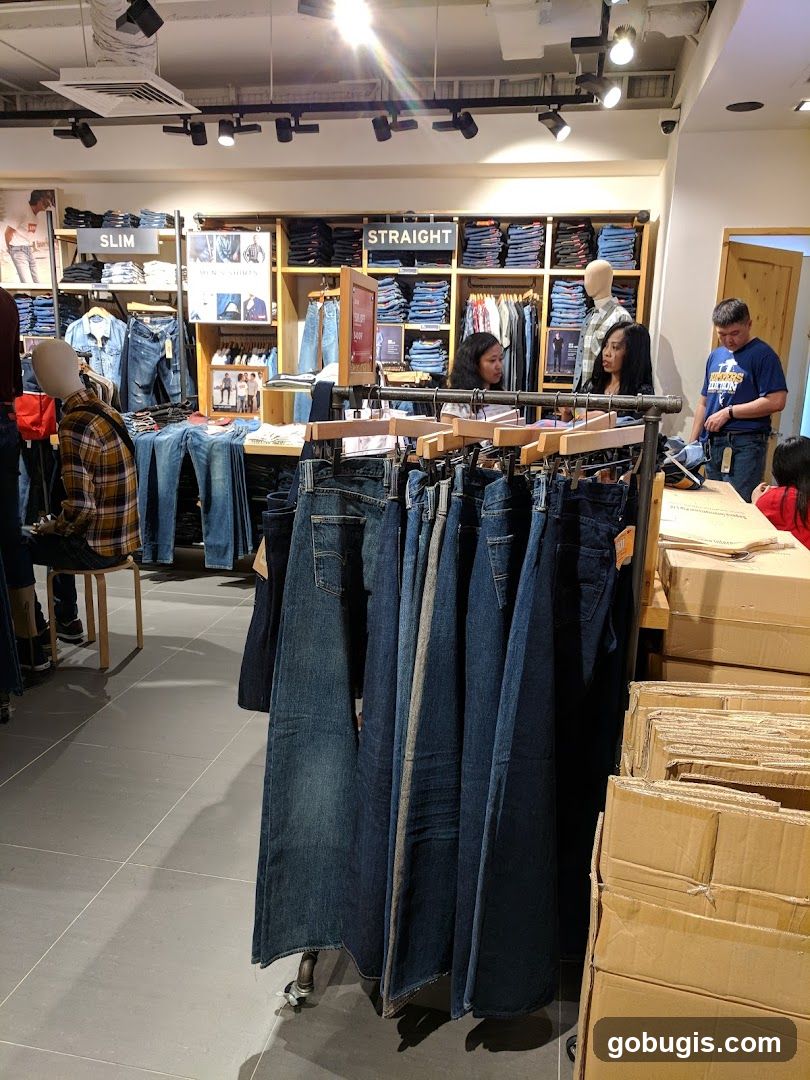 Jeans Store Interior