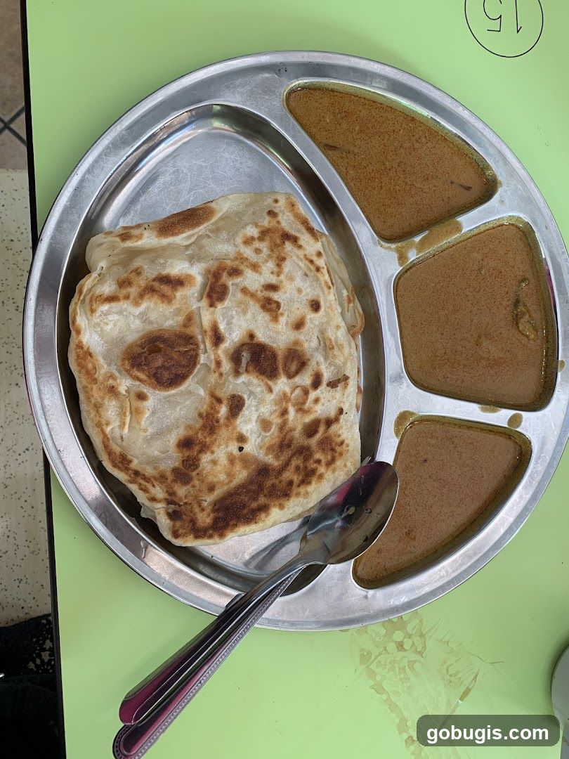 Roti Canai with Curry