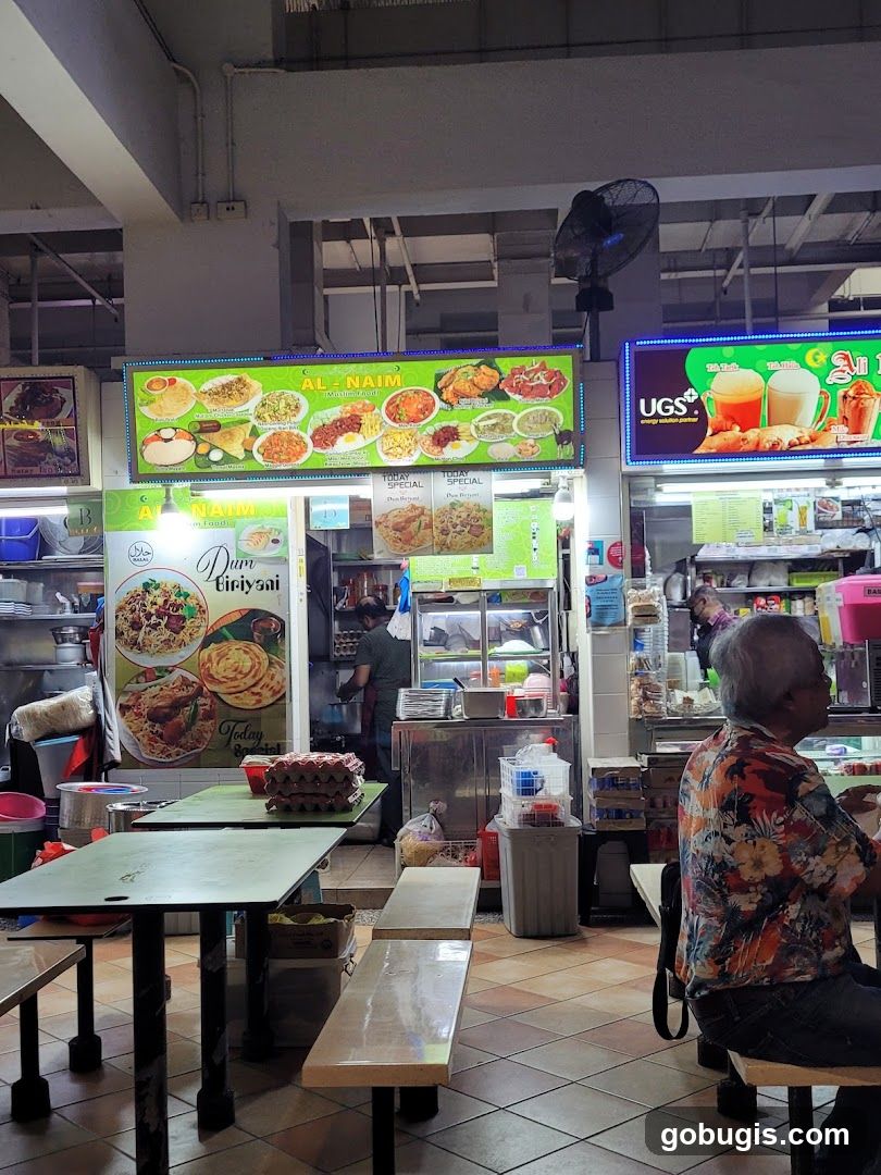 Food Stall with Menu