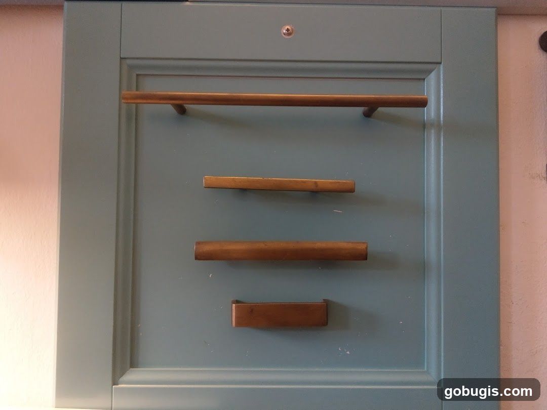 Cabinet Door with Drawer Pulls