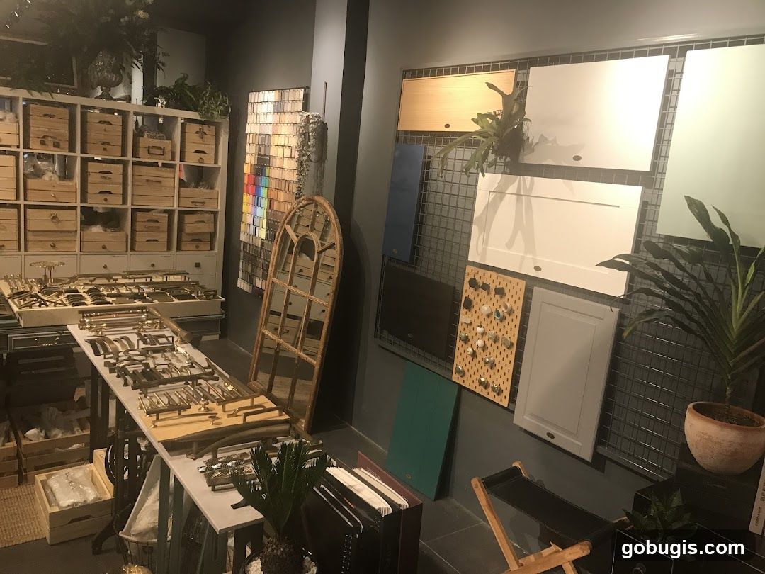 Hardware and Material Samples Display