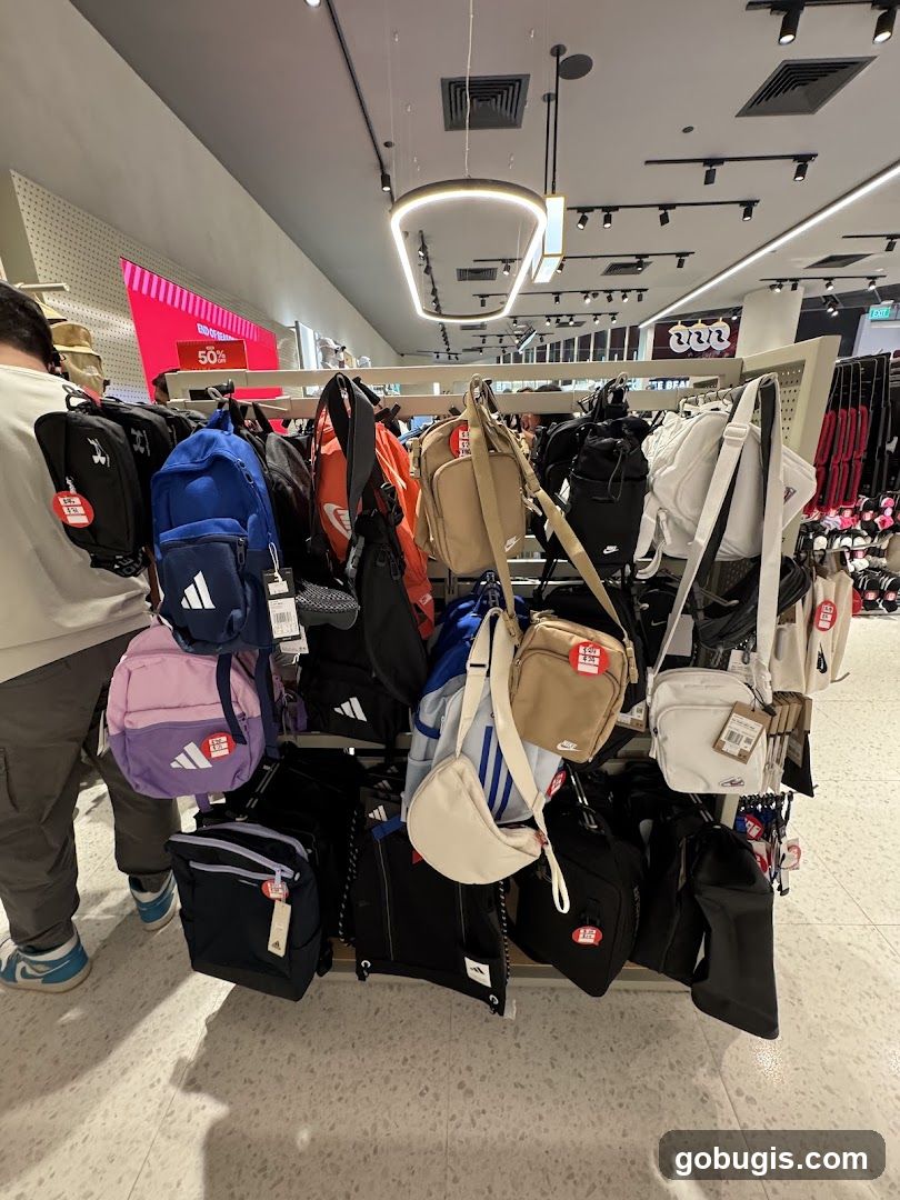 Bags on Display
