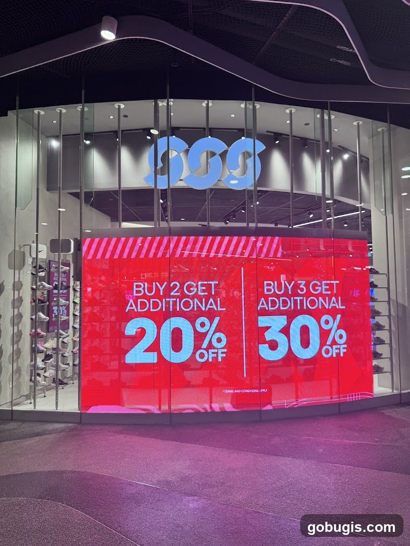 Storefront with Sale Advertisement