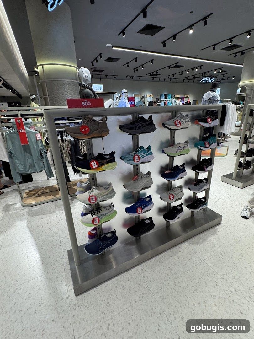 Athletic Shoe Display