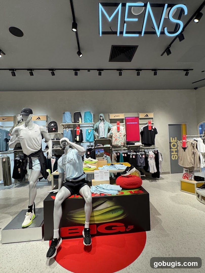 Menswear Store Display