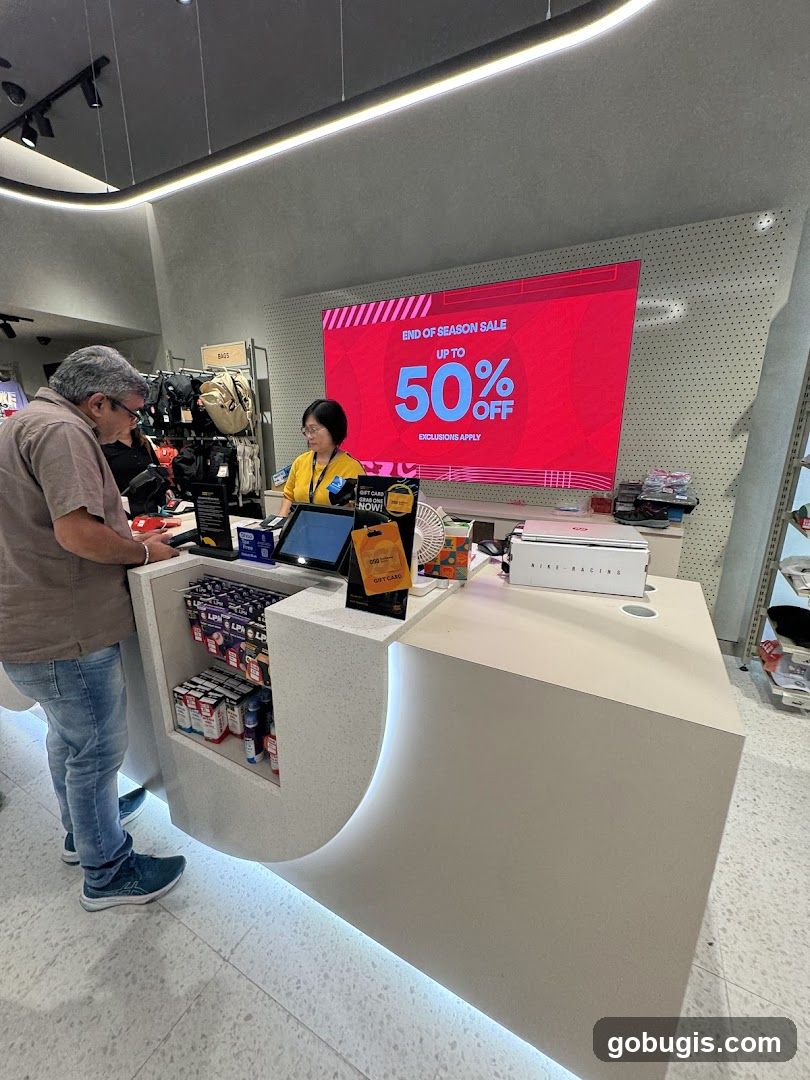 End of Season Sale Display