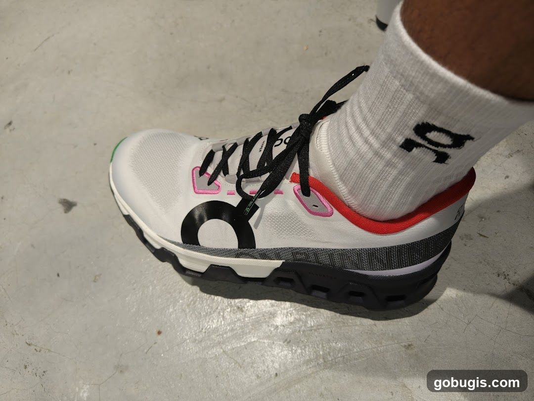 White Running Shoe
