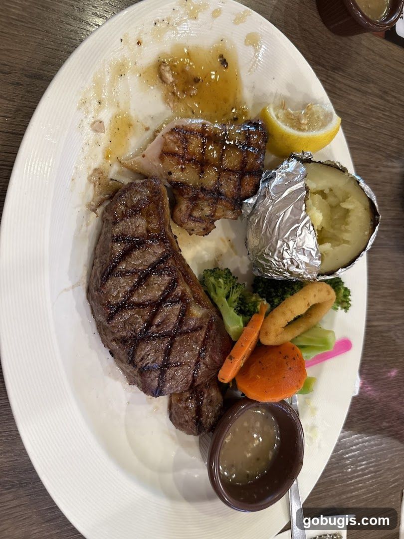 Steak and Chicken Dinner