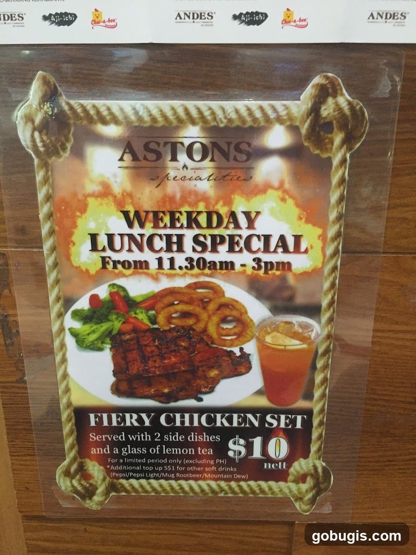 Weekday Lunch Special
