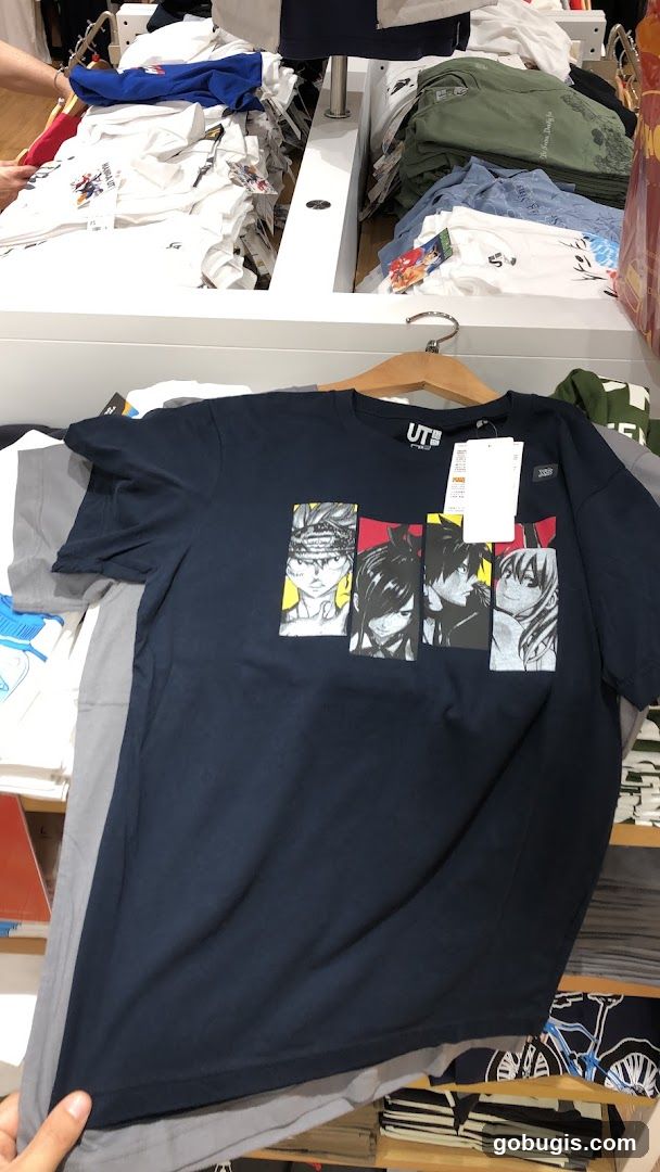 T-shirt with anime characters
