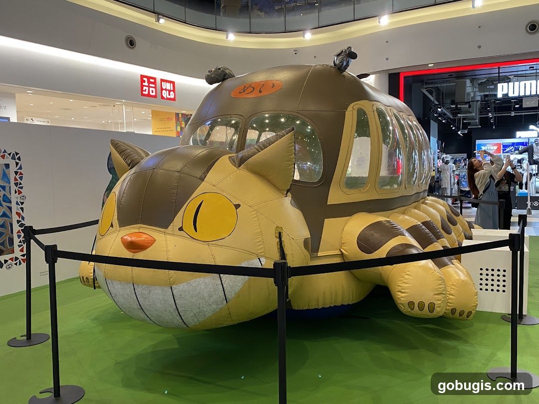Inflatable Totoro Bus Display