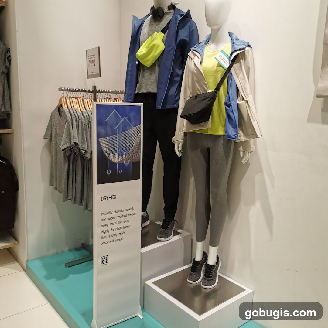 Mannequins in Athletic Wear