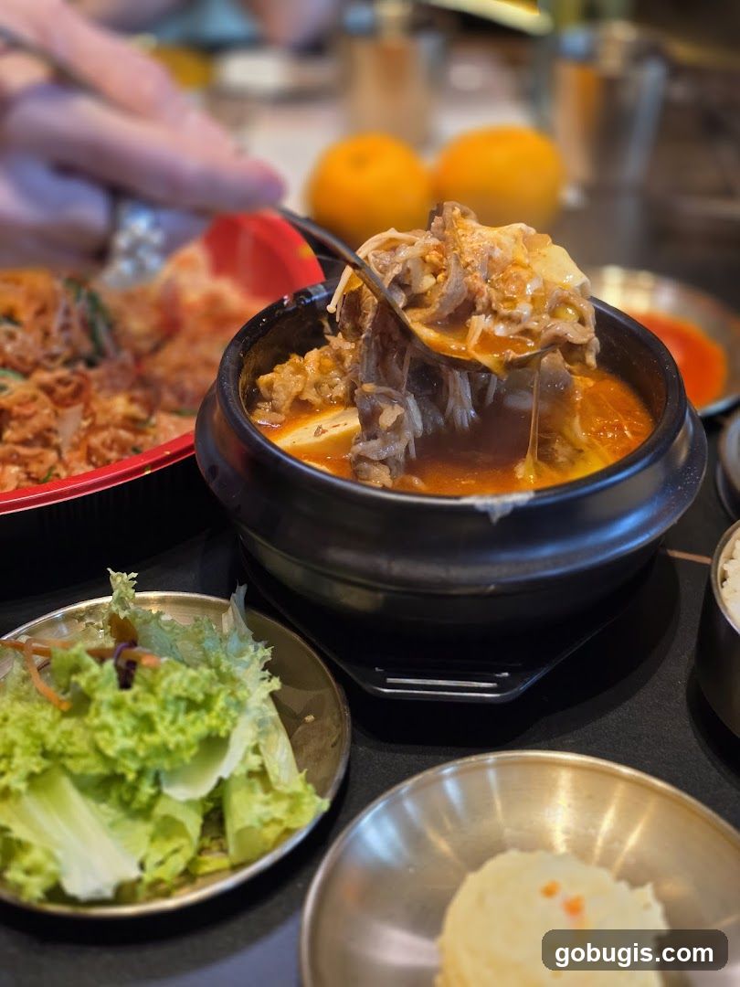 Korean Stew with Side Dishes