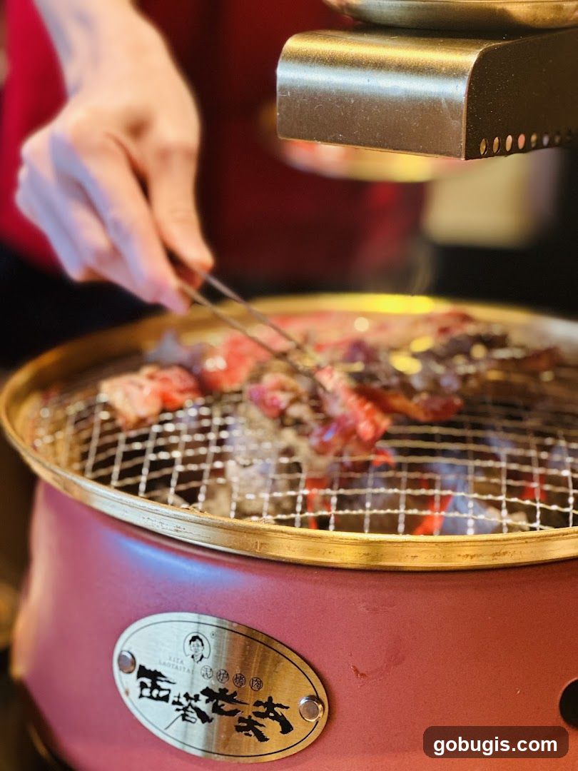 Grilling Meat