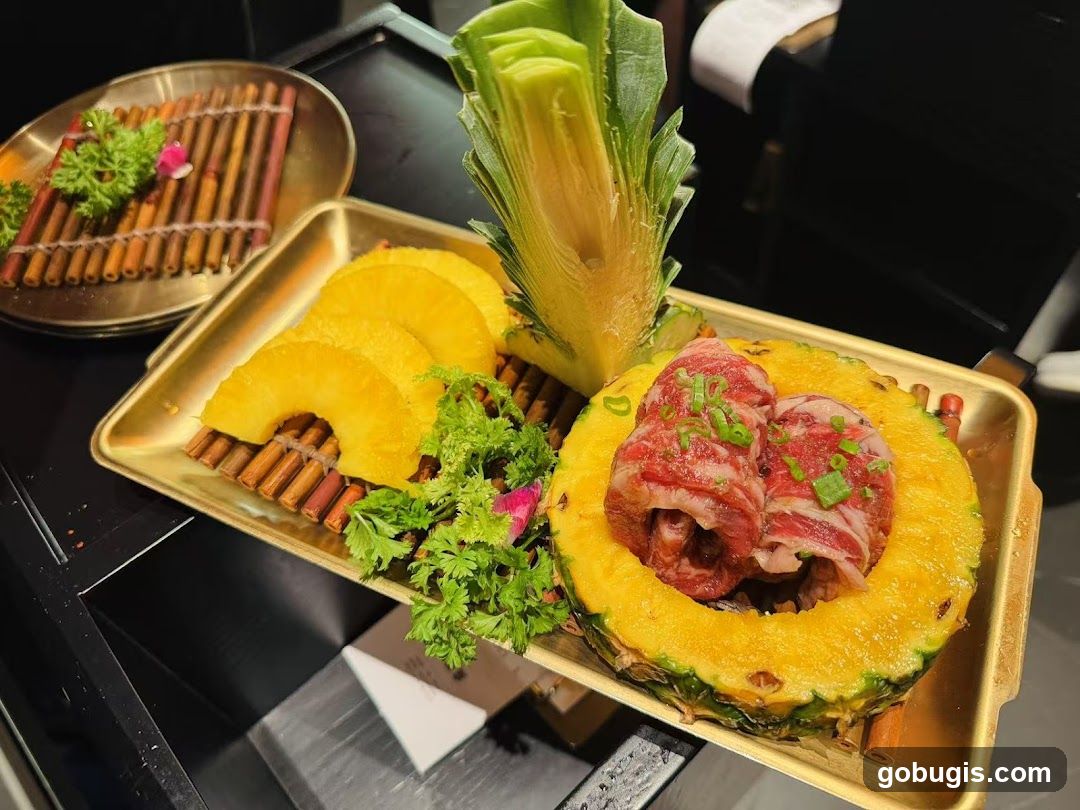 Pineapple Beef Platter