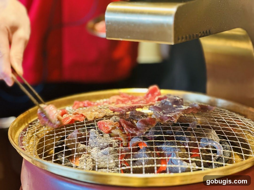 Grilling Meat