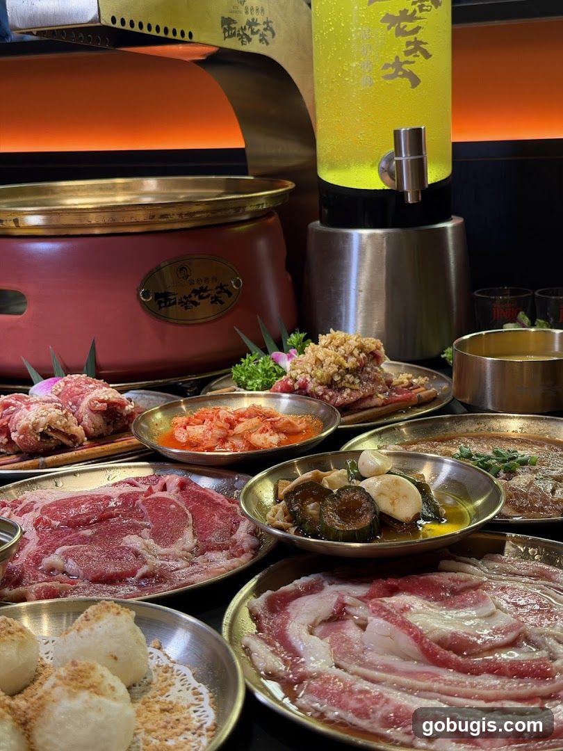 Korean BBQ Spread