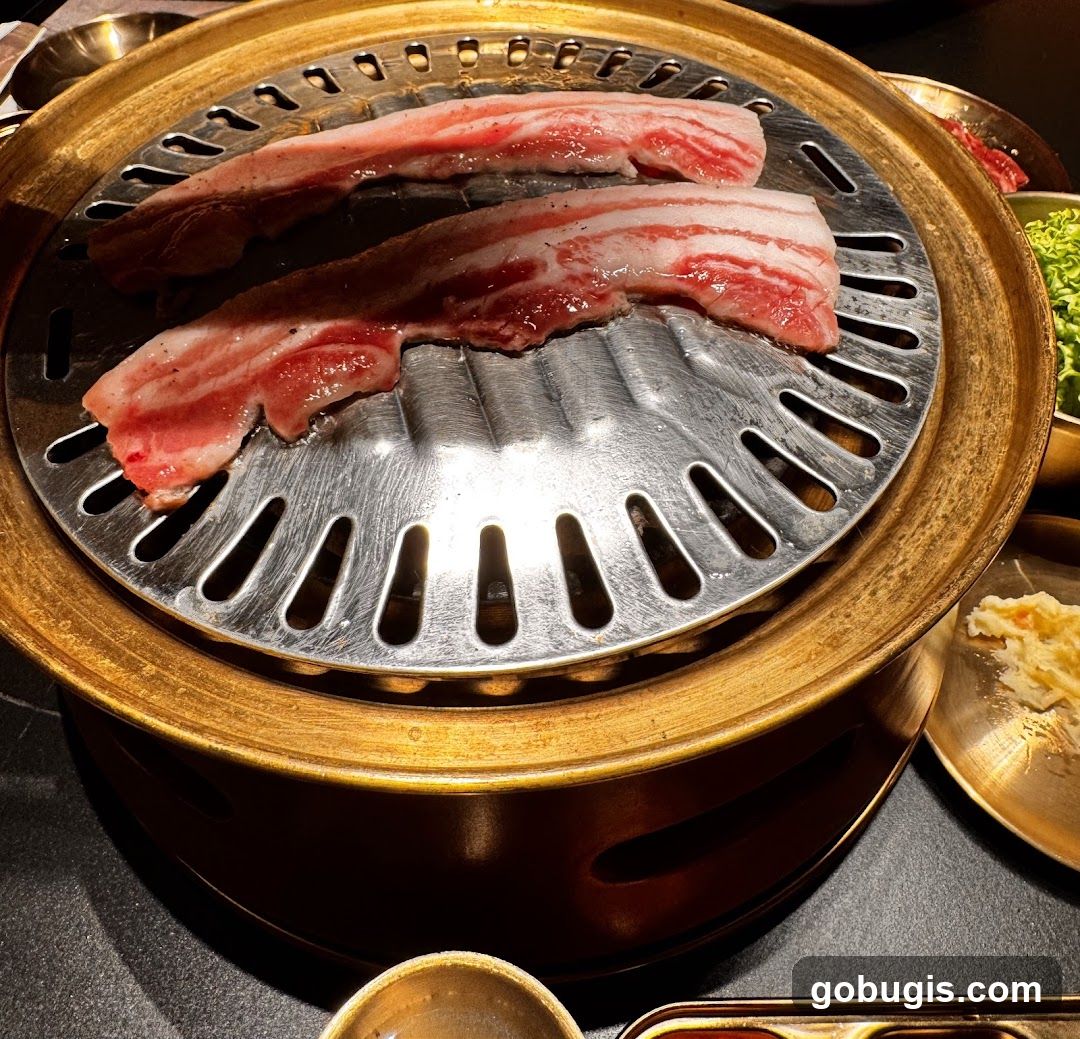Pork Belly on Grill