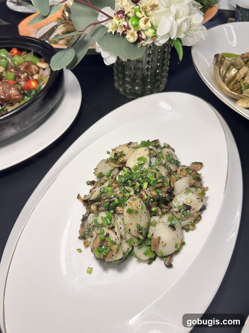 Scallops with Mushrooms and Chives