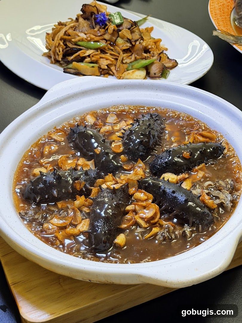 Braised Sea Cucumbers and Stir-fried Dish