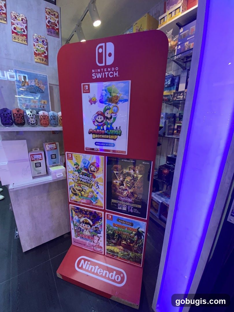 Nintendo Switch Game Display