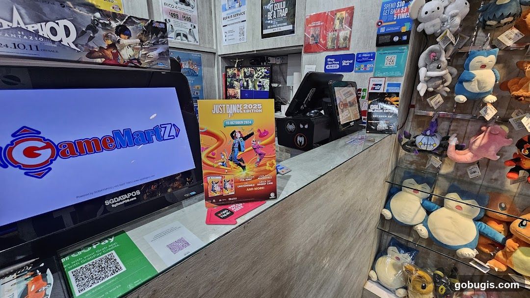 GameMartZ Store Counter